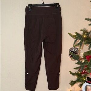Lululemon dance studio 7/8 chocolate brown